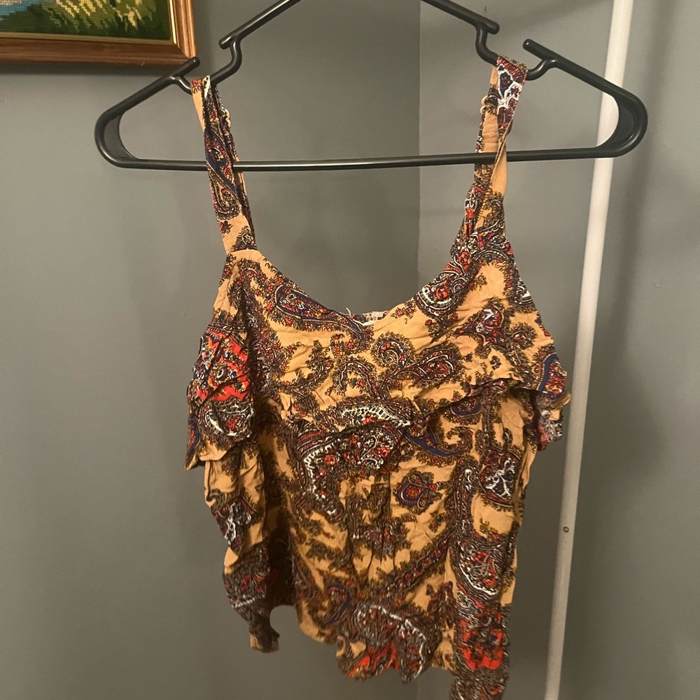 Women’s Fat Face patterned tank- originally thrifted in UK